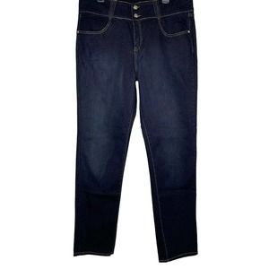 NEW Womens Sofias Label Jeans Plus Size Dark Wash with Stretch Size 22 #SF95122M